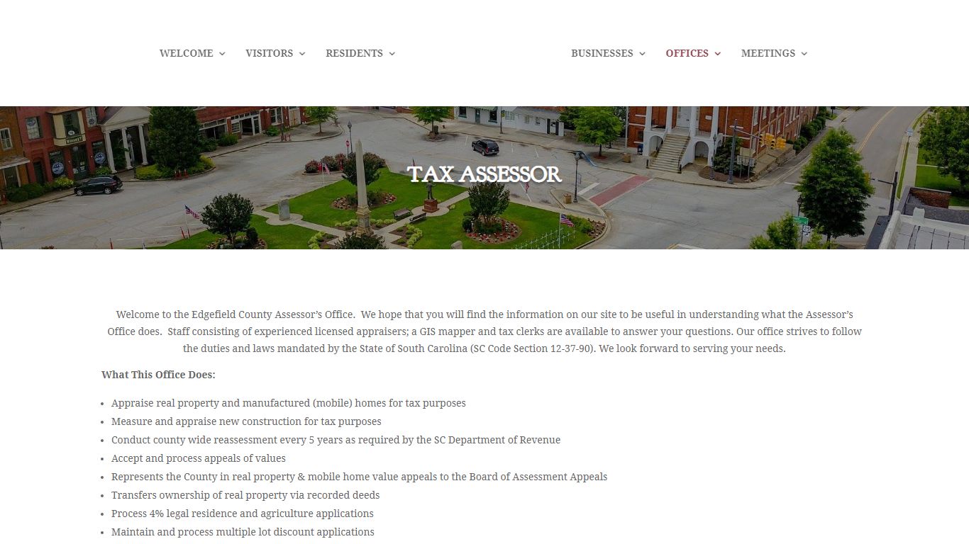 Tax Assessor | Edgefield County